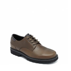 Northfield - Chaussure pour homme en cuir couleur brun de marque Rockport