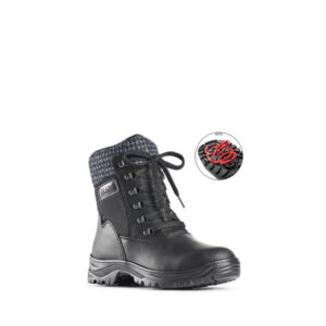 kursk - Bottillon pour homme en textile de couleur noir marque Olang