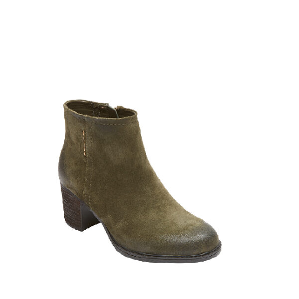 Natashya Bootie - Bottillon pour femme en cuir couleur vert de marque Cobb Hill