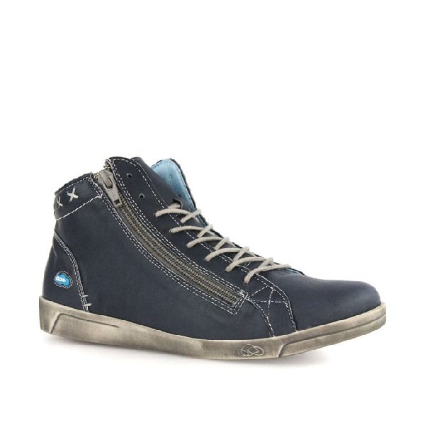 Aika Boot Brushed - Women's Ankle Boots in Brushed Blue from Cloud
