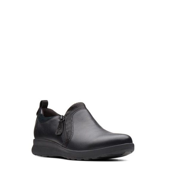 Clarks - Un Adorn Zip - Black