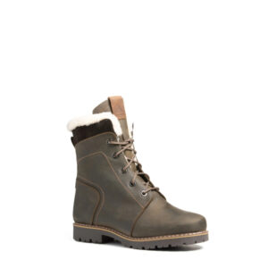 Norway - Women's Ankle Boots in Khaki from Anfibio