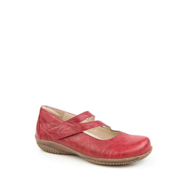ND-12340 - Chaussure pour femme en cuir couleur rouge de marque Portofino