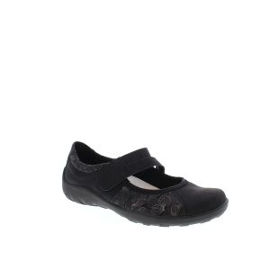 R3510 - Chaussure pour femme en cuir couleur noir de marque Remonte
