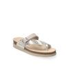 Helen Mix - Sandale pour femme en cuir de couleur fog de marque Mephisto
