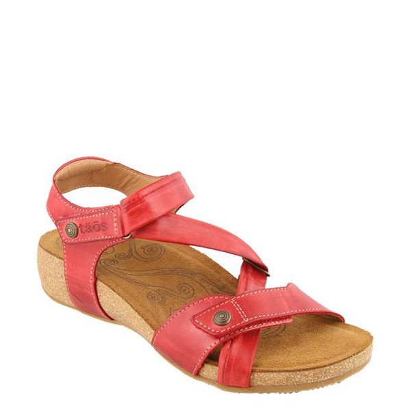 taos-universe-red-sandals-women