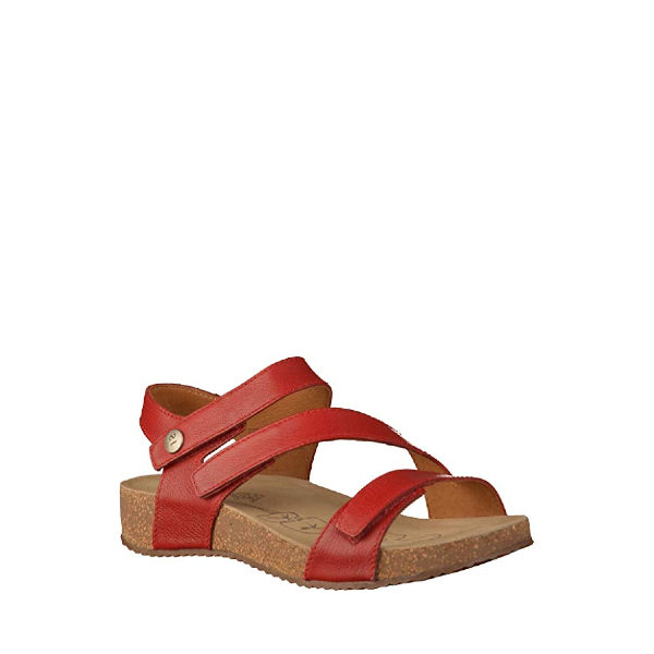 Tonga 25 - Sandale pour femme en cuir couleur rouge de marque Josef Seibel