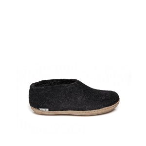 A - Unisex Slippers in Anthracite from Glerups