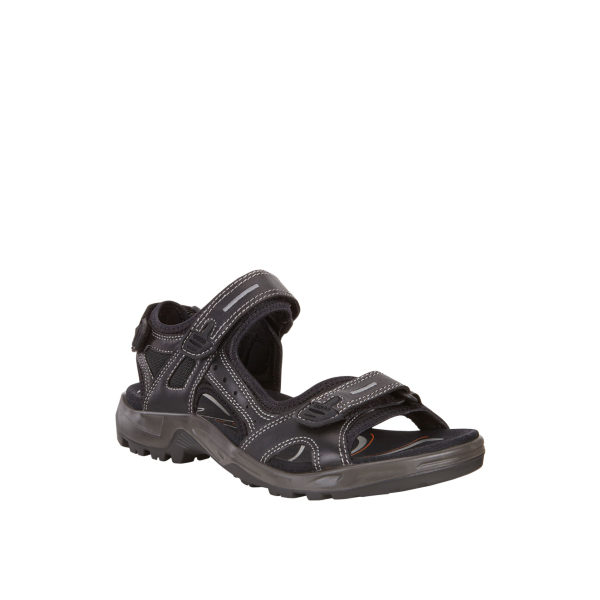 Offroad - Sandale pour homme en cuir couleur noir de marque Ecco