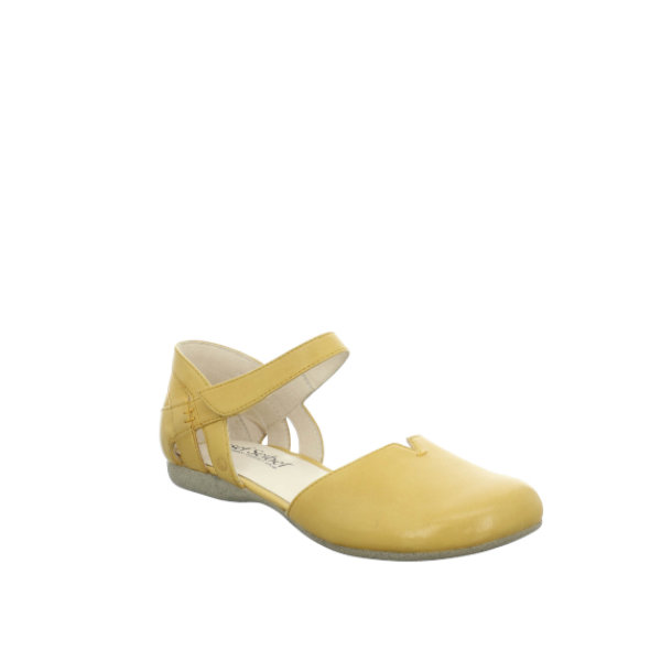 Fiona 67 - Chaussure pour femme en cuir couleur jaune de marque Josef Seibel