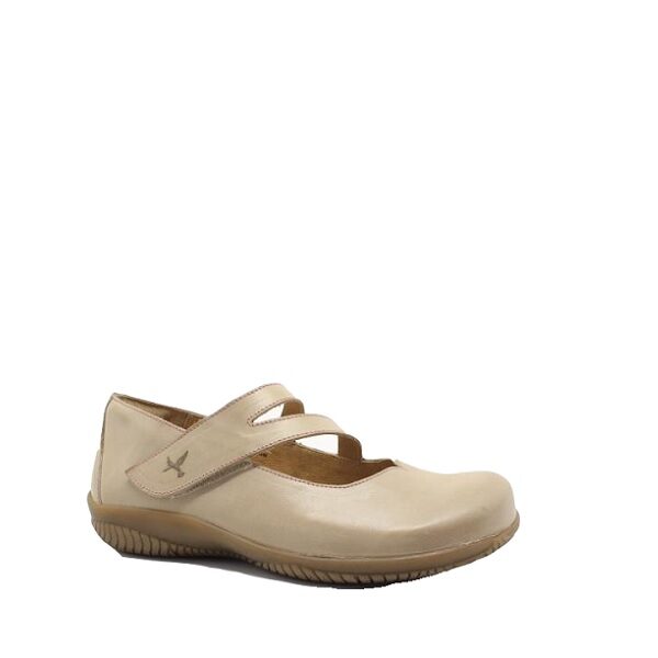 ND-12340 - Chaussure pour femme en cuir couleur beige de marque Portofino