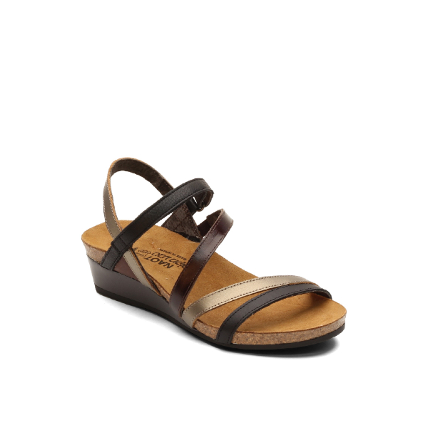 Hero - Women's Sandals in Brown/Black from Naot