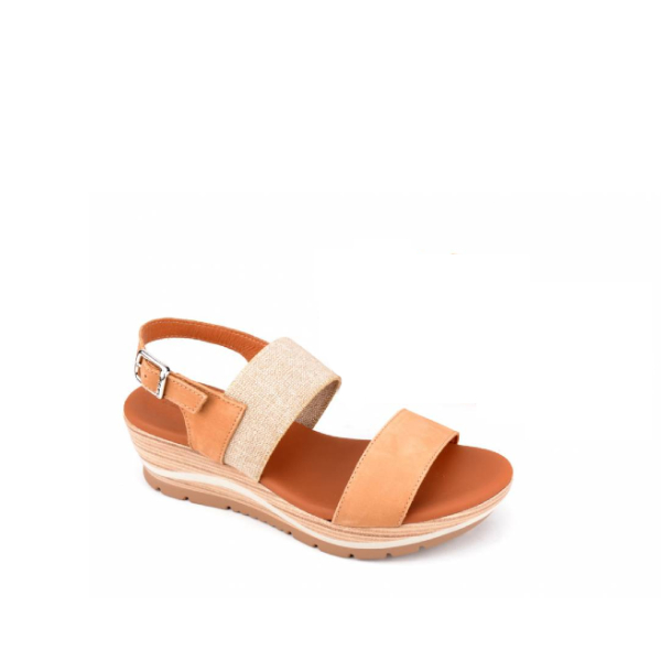 Nabuk - Women's Sandals in Camel from Paula Urban