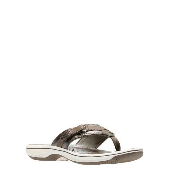 Breeze Sea - Women's Sandals in Tin/Metal from Clarks