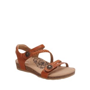 Jillian - Sandale pour Femme couleur Cognac de marque Aetrex