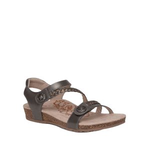 Jillian - Women's Sandals in Gunmetal (Metal) from Aetrex