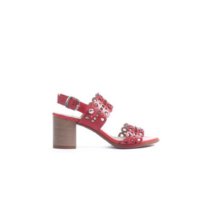 Orqui - Women's Sandals/Heels in Red from Dorking