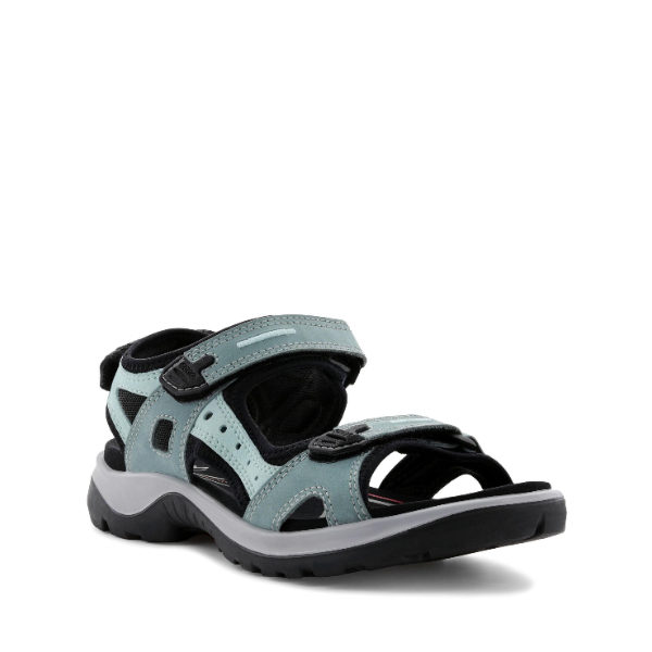 Offroad - Sandale pour femme en cuir couleur trelliseggshell bleu de marque Ecco