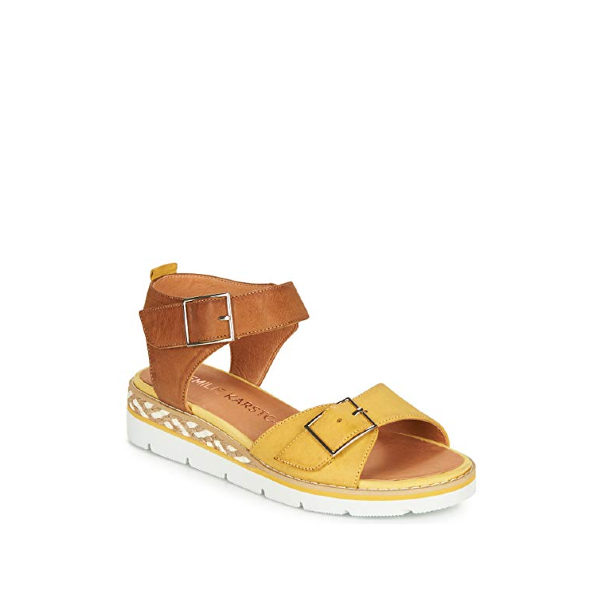 Kichou - Women's Sandals in Ocher from Emili Karston