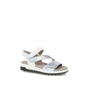 46.742. - Sandale pour femme en cuir couleur argent de marque Gabor