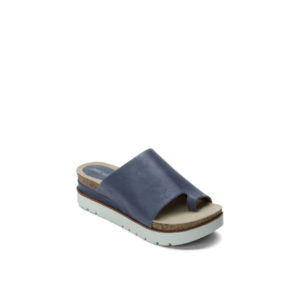 Clea 06 - Sandale pour femme en cuir couleur jean de marque Josef Seibel