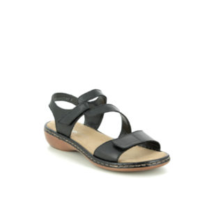 659C7-00 - Women's Sandals in Black from Rieker