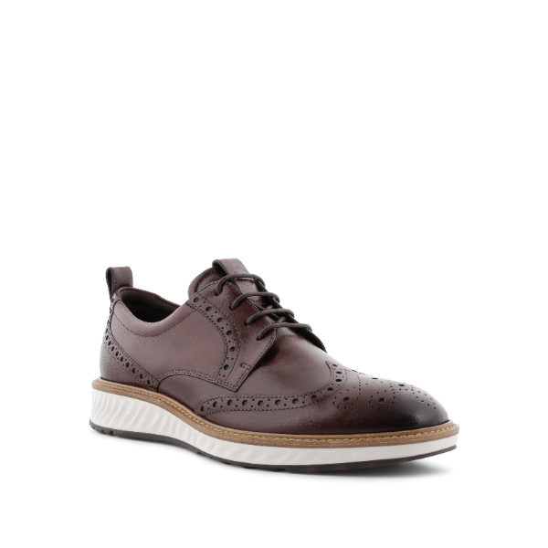 ST1 Hybrid - Chaussure pour homme en cuir couleur cogniac de marque Ecco