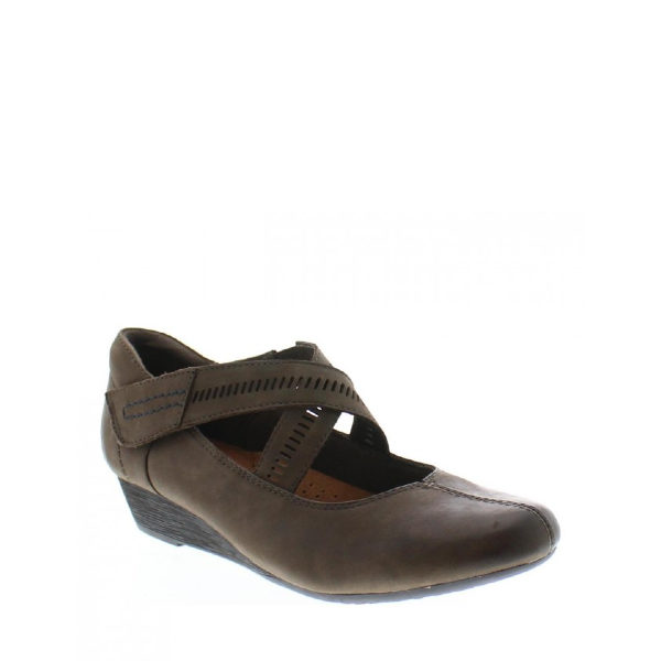 Janet - Chaussure pour femme en cuir couleur pierre de marque Cobb Hill