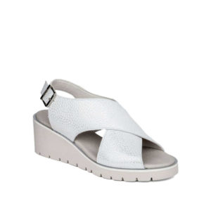 Sio- Sandale pour femme en cuir couleur blanc de marque Callaghan