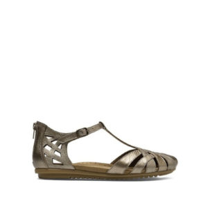 Ireland. - sandale pour femme en cuir couleur etain de marque Cobb Hill