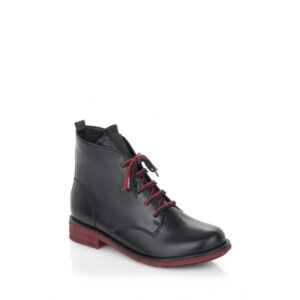 R5077 - Bottillon pour femme en cuir couleur noir de marque Remonte