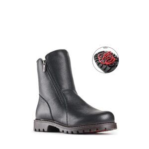 Monte - Botte pour homme en cuir couleur noir de marque Olang
