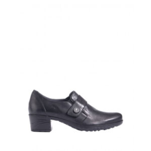 Charis - Chaussure pour femme en cuir couleur noir de marque Fluchos
