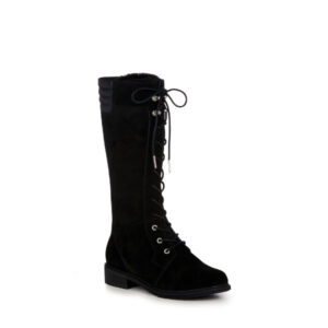 Biricet Hi - Botte pour femme en suede couleur noir de marque Emu