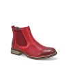 Berlina 01 - Bottillon pour femme en cuir couleur rouge de marque Josef Seibel