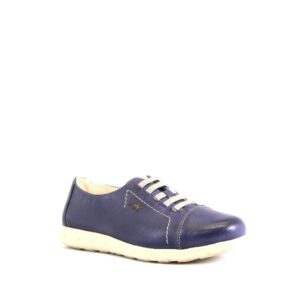 Nui - Chaussure pour femme en cuir de couleur bleu de marque Dorking