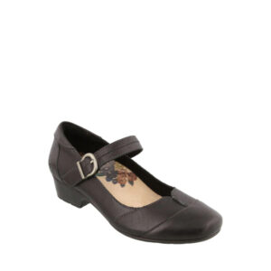 Balance - Chaussure pour femme en cuir couleur noir de marque Taos