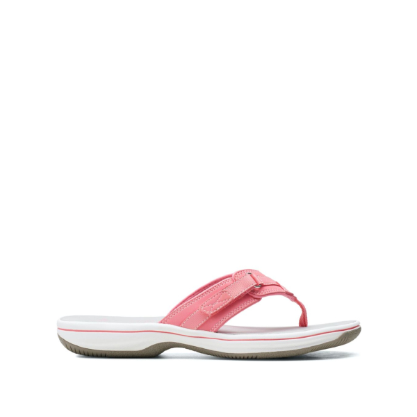 Breeze Sea - Sandale pour femme en synthetique couleur rose claire de marque Clarks