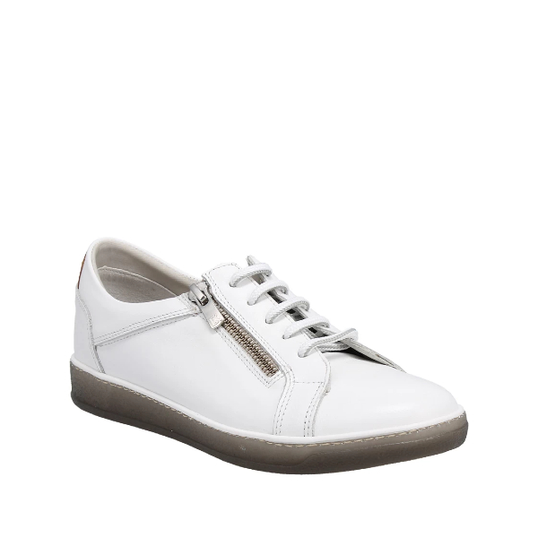 Karen - Chaussure pour femme en cuir de couleur blanc de marque Dorking