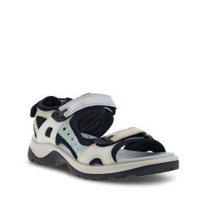 Offroad - Sandale pour femme en cuir couleur Sauge/Poudre de marque Ecco