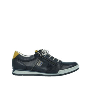Etna - Chaussure pour homme en cuir de couleur marine de marque Fluchos