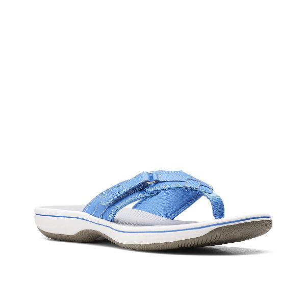 Breeze Sea - Sandale pour femme en synthetique couleur bleu de marque Clarks