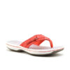 Breeze Sea - Sandale pour femme en synthetique couleur corail de marque Clarks