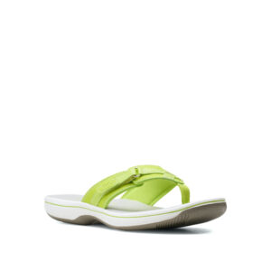 Breeze Sea - Sandale pour femme en synthetique couleur vert de marque Clarks