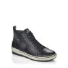 D0771-01 - Bottillon pour femme en cuir couleur noir de marque Remonte
