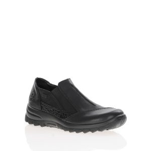 L7178-00 - chaussure pour femme en cuir couleur noir de marque Rieker