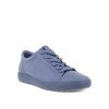 Soft 07 - Chaussure pour femme en cuir couleur bleu de marque Ecco