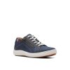 Nalle Lace - Chaussure pour femme en cuir couleur marine de marque Clarks