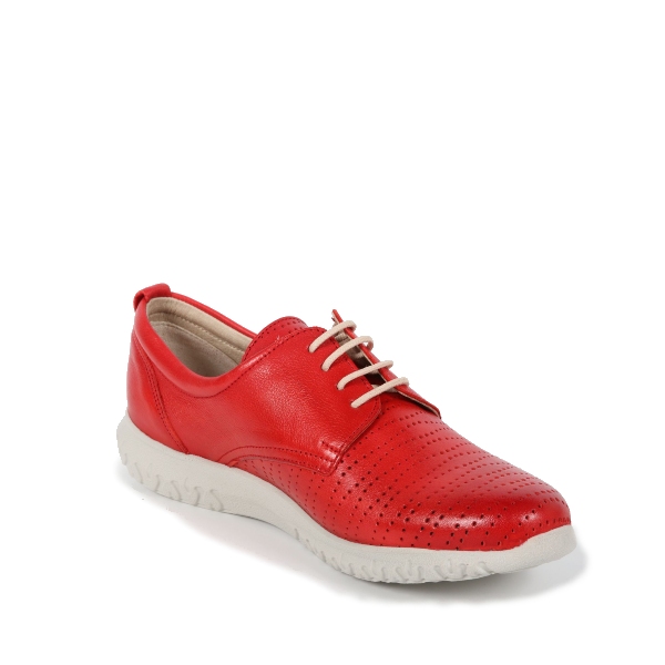 D8230 - Chaussure pour femme en cuir couleur rouge de marque Dorking