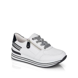D1312 - Chaussure pour femme synthetique couleur blanc de marque Remonte